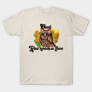 Owl You Need Is Love Sweet Love T-Shirt